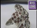Silver Garnet Ring by Silver Jewelry exporter Indis Silver Garnet Ring by Silver Jewelry exporter Indis