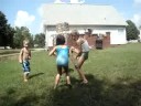 children doing hokie pokie