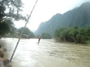 Laos Tubing Rope Swing