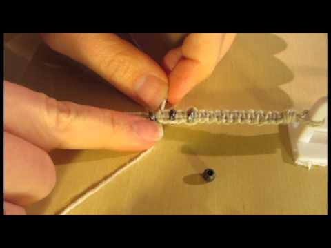 how to fasten hemp bracelet