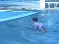 Carmela at the pool