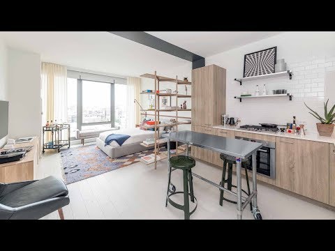 A sleek studio model at the new Landmark West Loop A sleek studio model at the new Landmark West Loop