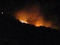 Incendio a San Liberatore lato Vietri sul Mare