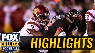 (24) Utah Utes knock off USC Trojans with TD on final drive - 2016 College Football Highlights by FOX Sports