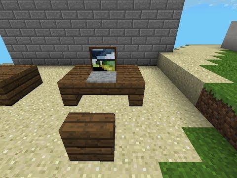 how to make a laptop in minecraft pe