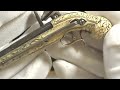 1/2 Scale Spanish Miquelet Ivory Stock Pistols 1/2 Scale Spanish Miquelet Ivory Stock Pistols