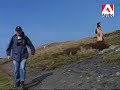Feeding seagulls in Tintagel