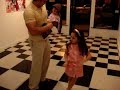 Isabella dancing to Reggae Music