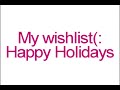 Wishlist(: