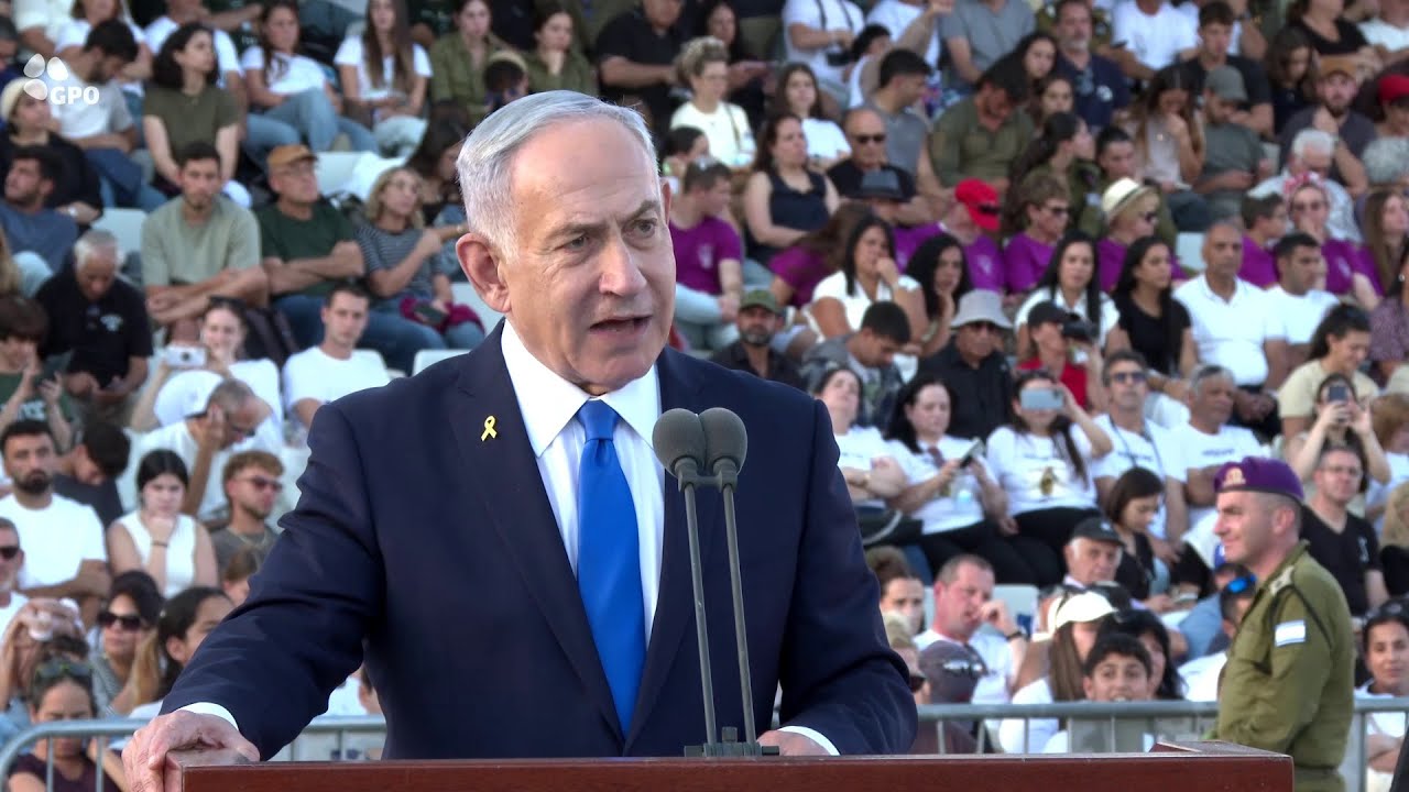 ראש הממשלה בני* נתניהו בטקס סיום קורס קצינים קרביים בבה"ד 1