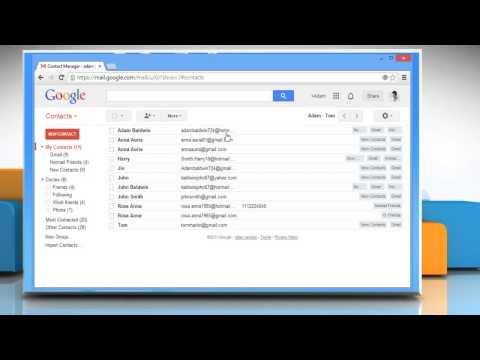 how to eliminate contacts in gmail