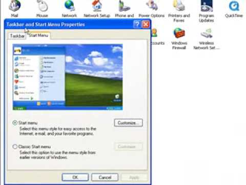 how to disable control panel in windows xp