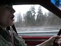 Tommie singing in the car