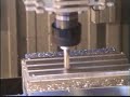 Homebuildt CNC mill demo.