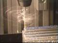 Homebuildt CNC mill demo.