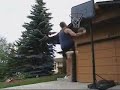 Through the legs