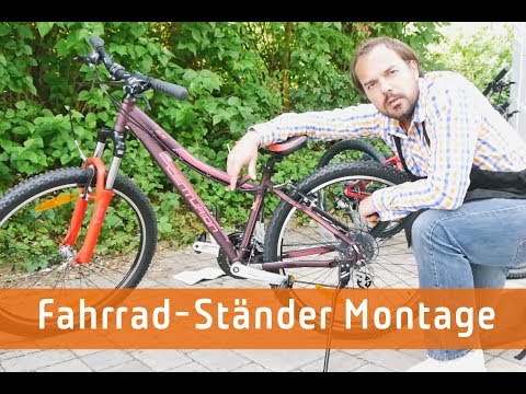 Fahrradständer montieren - Anleitung