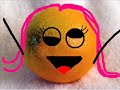 Nesse T�pico, Desenharam Faces Nessa Laranja