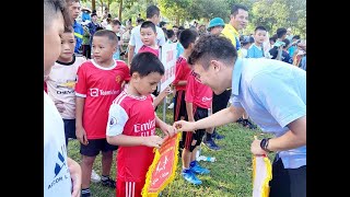 Xã Thượng Yên Công khai mạc giải bóng đá U13 năm 2022