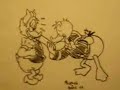 Me drawing cartoons (Donald Duck,Scrooge etc.)