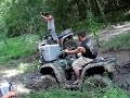 Honda with silverbacks gettin stuck