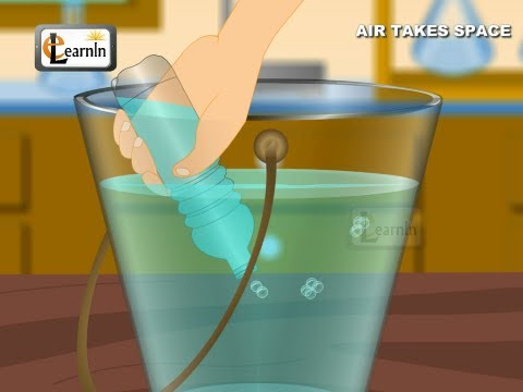 how to prove that air occupies space