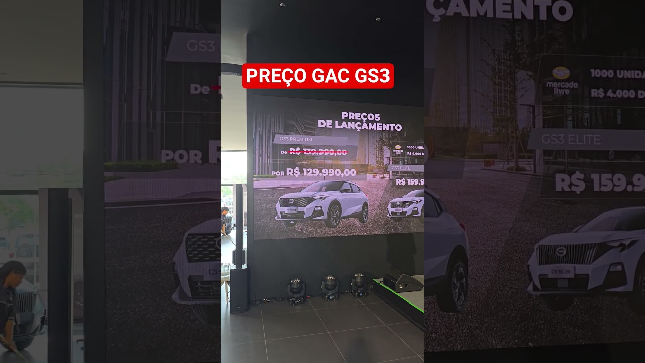GAC GS3 PREÇO #shorts
