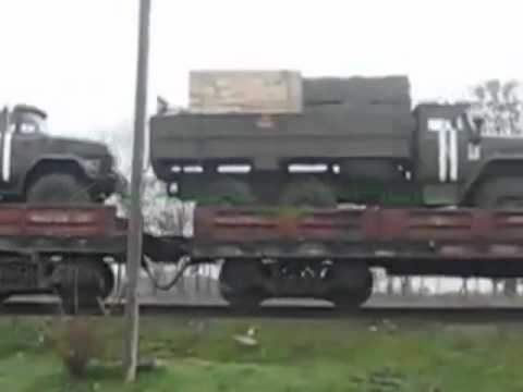 Украинская военная техника едет на восток (видео)