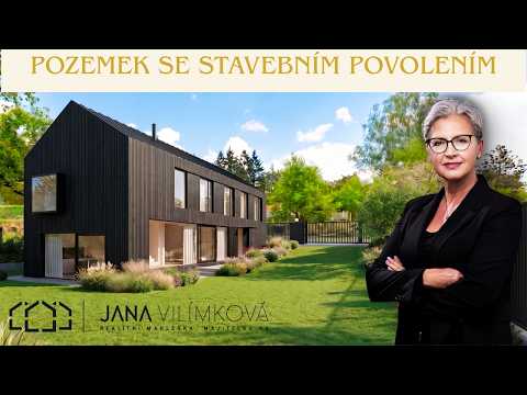 Video Pozemek v Čtyřkolech u Sázavy – promyšlený projekt rodinného domu se stavebním povolením připravený 