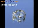 14K White Gold Diamond Solitaire Ring - JD112