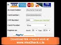 the last version 2010 of credit card generator with cvv + how it work + link