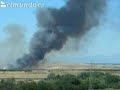 Primeros testigos accidente avi�n Barajas