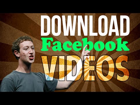 how to video download from facebook