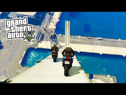 GTA 5 Online - BIKE STUNTS!!! Epic Bike Tricks & Stunts in GTA Online! (GTA 5 PS4 Gameplay)