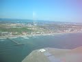 B 17 flying fortress view of Galveston Island