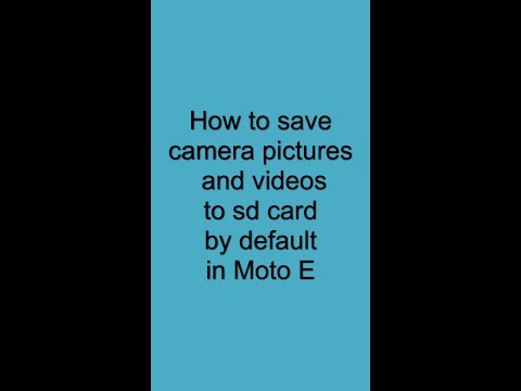 how to save pictures from camera to sd card