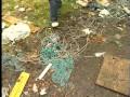 Illegal Garbage Dump Littered with Stolen Items