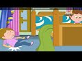 Ten in a Bed with Lyrics - Nursery Rhyme