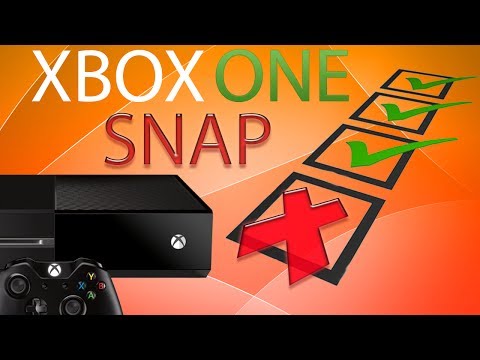 how to snap in xbox one