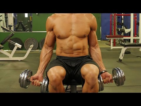 Crazy Biceps Dropset Workout - Six Pack Shortcuts