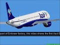 Azul EMB-195 maiden flight