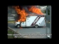 STATter911.com: Explosion lifts roof off burning ambulance in Mt. Rainier, MD.