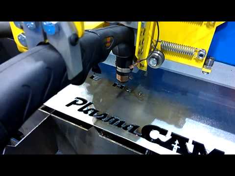 plasmacam - PlasmaCAM cutting awesome samples at the 2013 FabTech show.