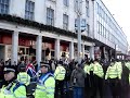 EDL and UAF in Market Square Nottingham