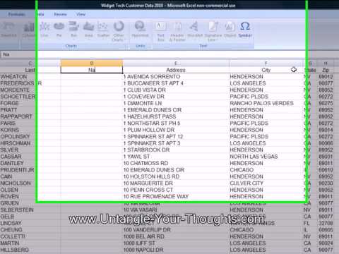 how to fuse cells in excel