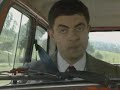 Mr. bean parking a car