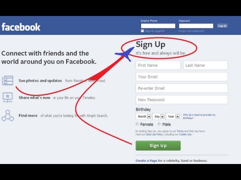 how to open a c in facebook