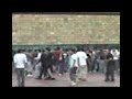desmadre en la explanada de rectoria
