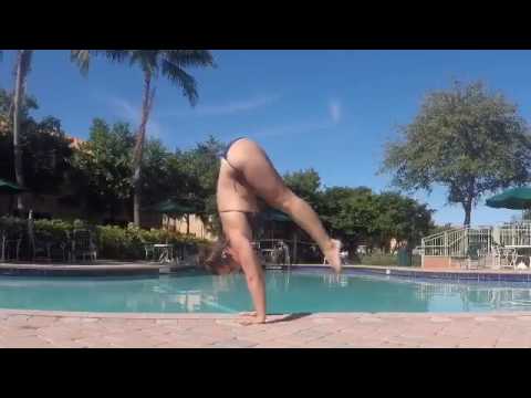 This Pretty Gal Takes The Cake When It Comes To Handstands