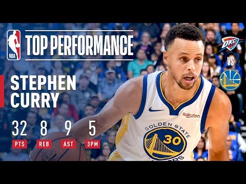 Video: Stephen Curry Leads All Scorers With 32 Points In Victory Over OKC | 2018-2019 NBA Opening Night